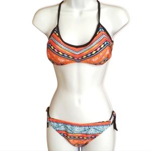 (No tags) Multi Color Bikini Set